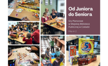 Filia nr 2 zaprasza na Dwójkowy Klub Gier Planszowych Od Juniora do Seniora